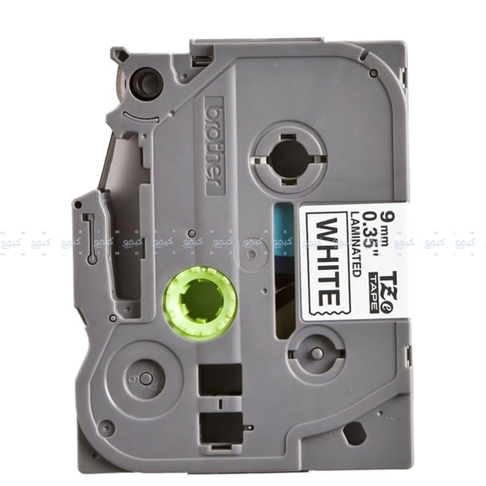 شريط ملصقات براذر أسود في أبيض 12 ملم 8 م TZe-221