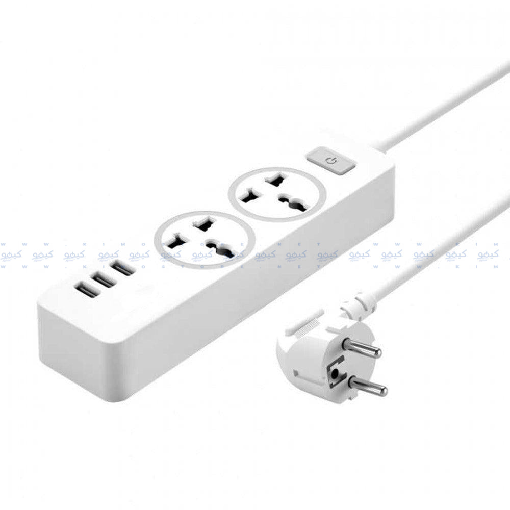 مشترك كهرباء بادي 2 منافذ يو اس بي + 2 مناقذ بقوة 2500 وات سريع الشحن E10