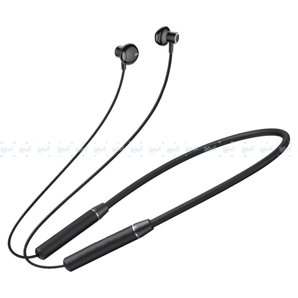 سماعة اذن لاسلكية بادي W6 Neckband - اسود