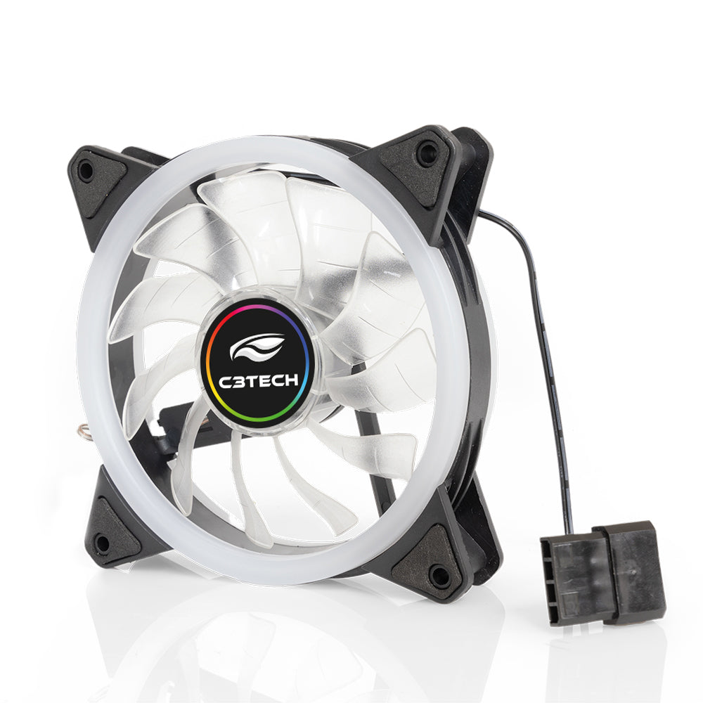 C3tech F11-L150M ARGB Case Fan - Black