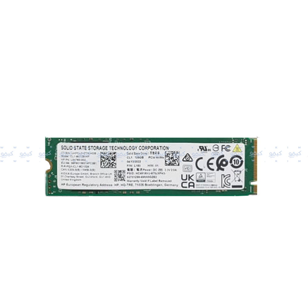 هارد درايف 128 جيجابايت M.2 SSD CL1 NVMe PCIe (استعمال خارج)