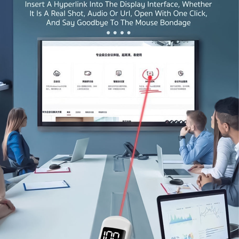 ريموت بريسنتر كوتيسي بشاشة ديجتال 81003-WH - أبيض