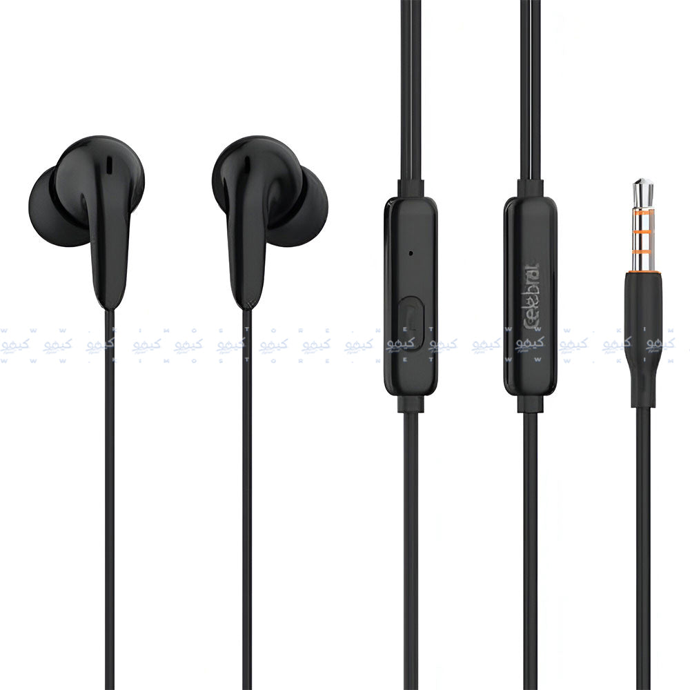 Celebrat D13 Stereo Earphone - Black