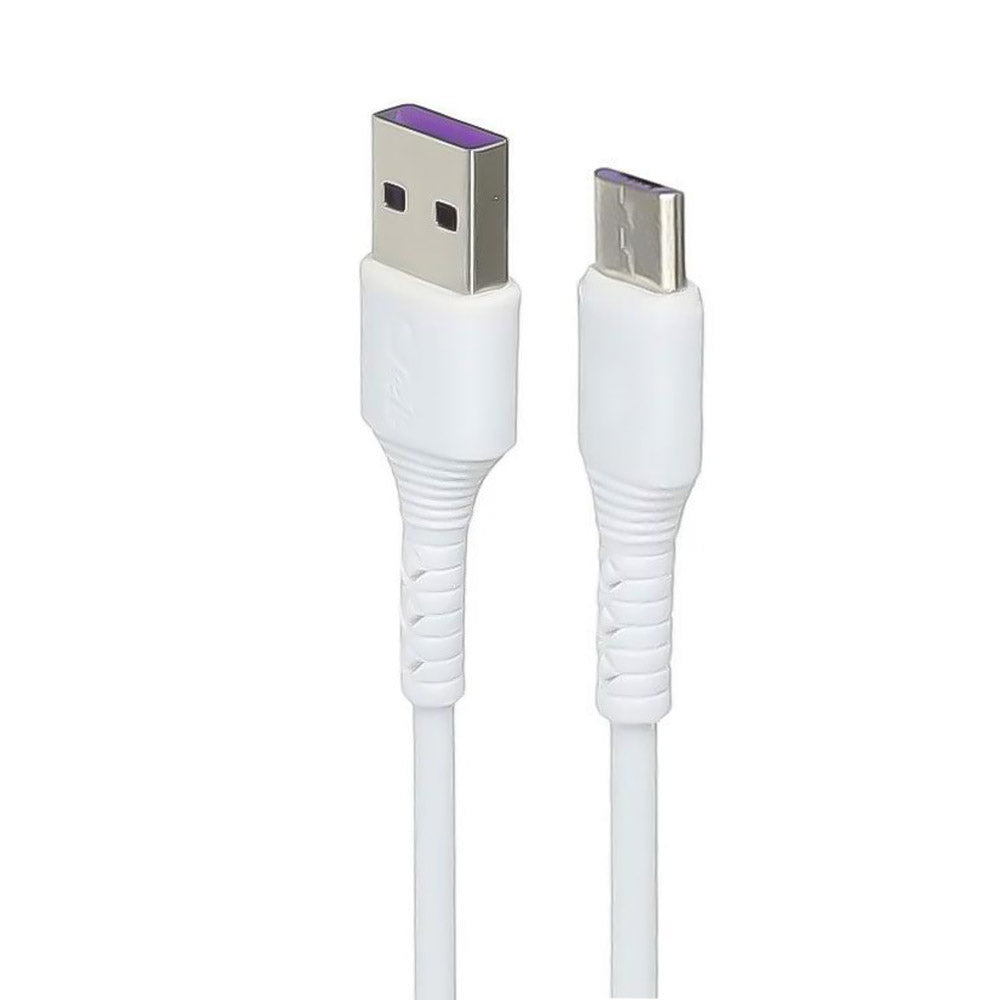 Cell Tel CT-S547 USB To Micro Cable 6A Fast Charging 1m - White