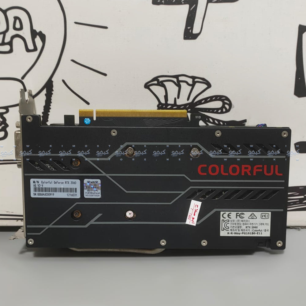 Colorful GeForce RTX 2060 6GB GDDR6 Graphics Card (Original Used)