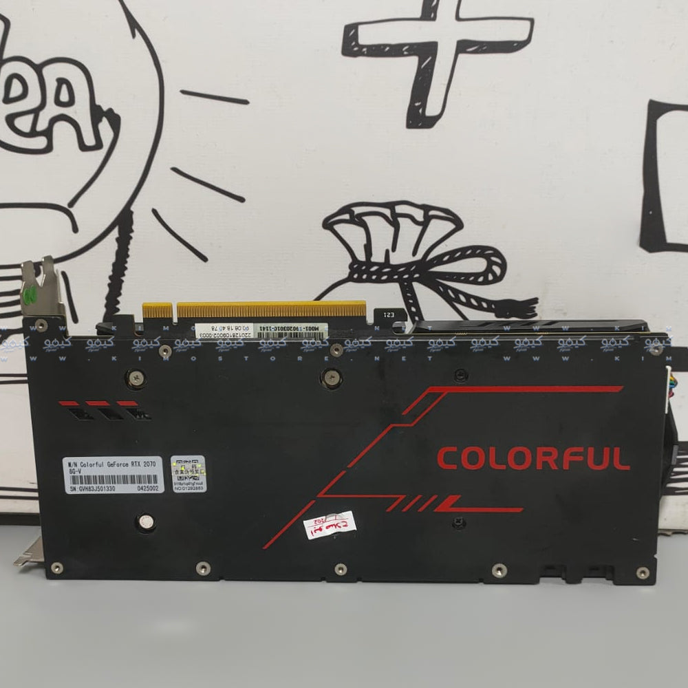 كارت شاشة كالارفول 8 جيجابايت GeForce RTX 2070 GDDR6 (استعمال خارج)