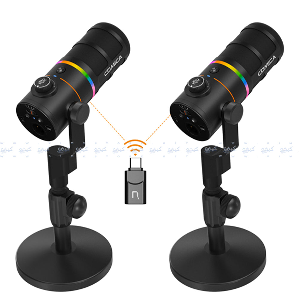 Comica EJoy D10 Pro RGB Wireless Microphone - Black