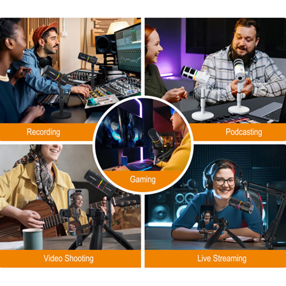 Comica EJoy D10 Pro RGB Wireless Microphone - Black