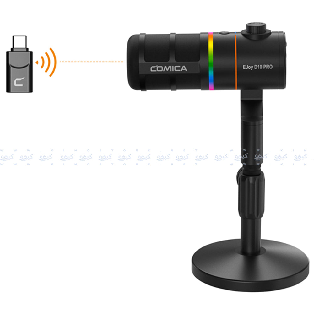 Comica EJoy D10 Pro RGB Wireless Microphone - Black