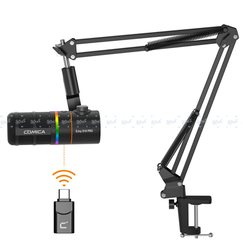 Comica EJoy D10 Pro RGB Wireless Microphone - Black