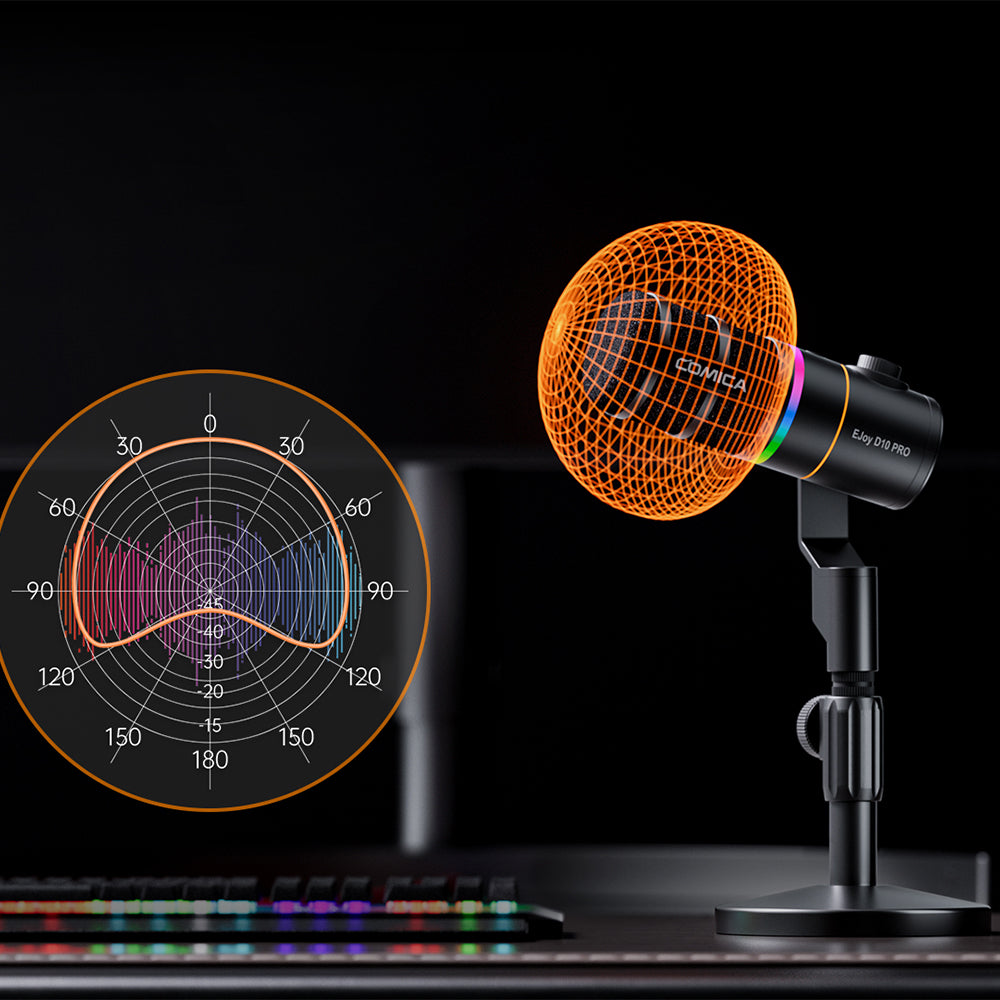 Comica EJoy D10 Pro RGB Wireless Microphone - Black
