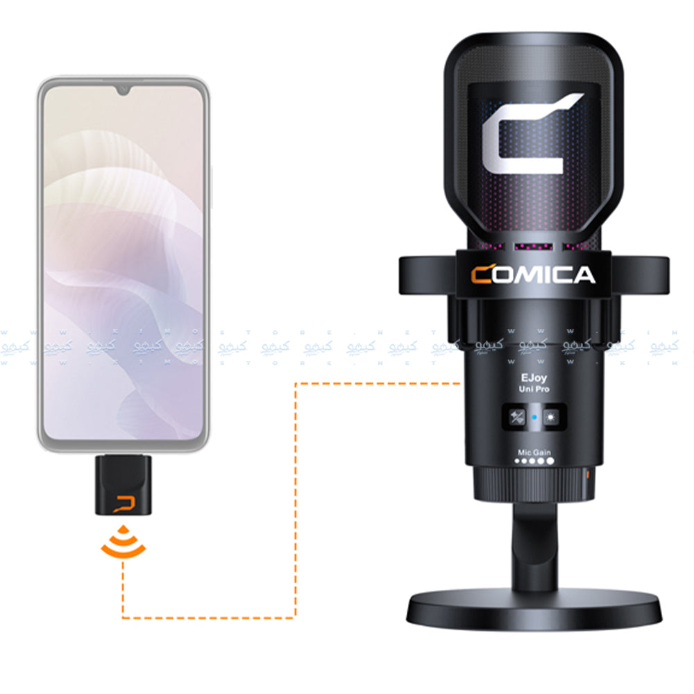Comica EJoy Uni Pro RGB Wireless Microphone - Black