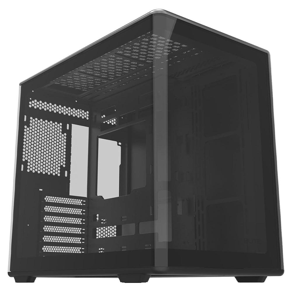 Cooler Master Elite 600 ARGB Gaming Micro Tower Case - Black
