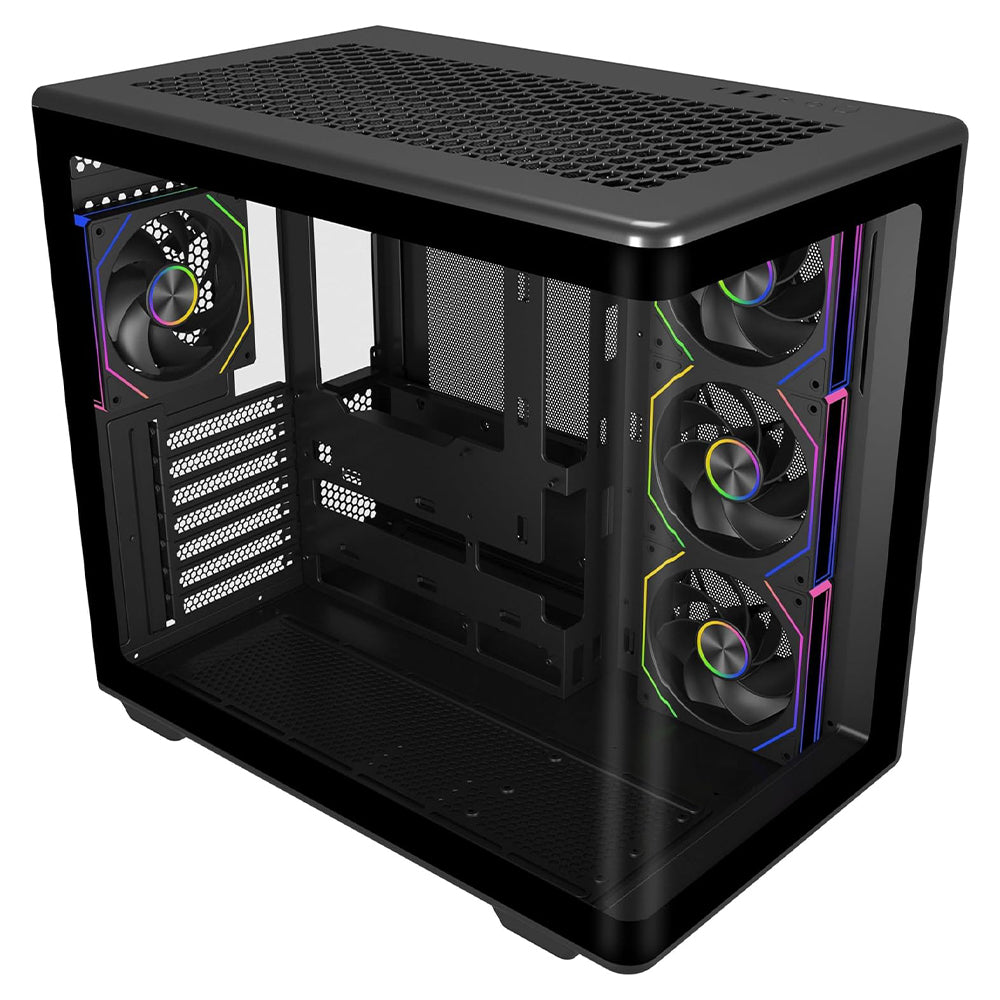 Cooler Master Elite 600 ARGB Gaming Micro Tower Case - Black