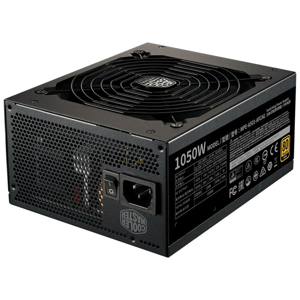 باور سبلاي كولر ماستر 80 بلس ذهبي 1050 وات MWE Gold 1050 V2 Entry Level ATX