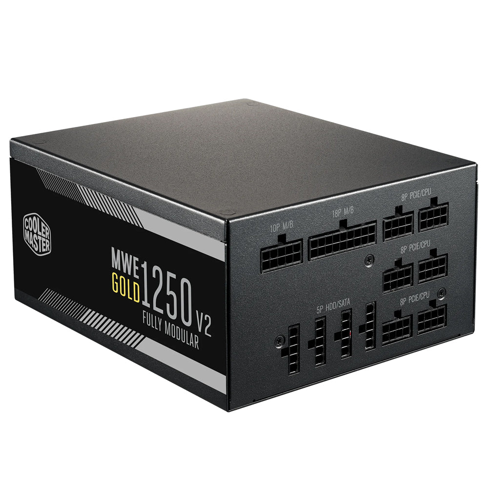 Cooler Master MWE Gold 1250 V2 Full Modular 1250W 80 PLUS Gold Efficiency Power Supply