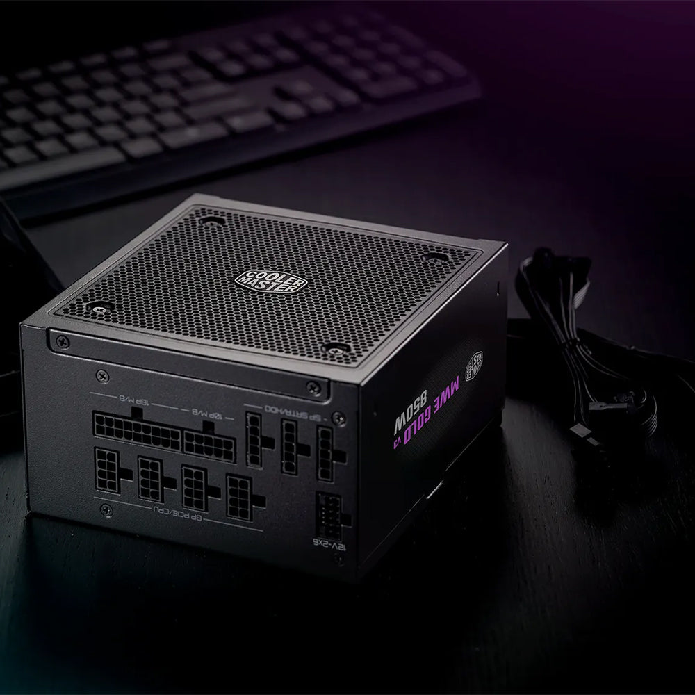 باور سبلاي كولر ماستر 80 بلس ذهبي 850 وات MWE Gold 850 V3 Full Modular