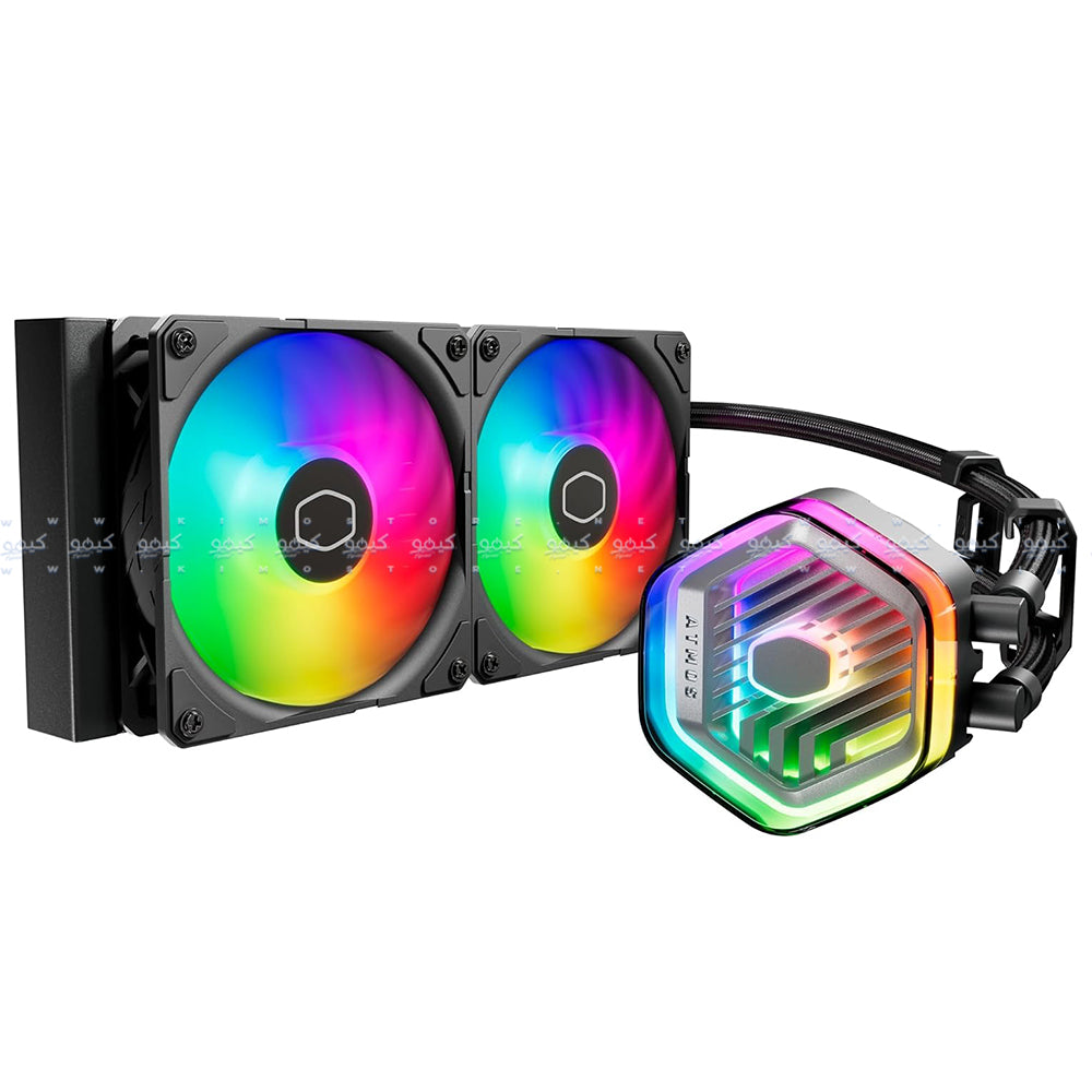 نظام تبريد مائي للبروسيسور كولر ماستر MasterLiquid 240 Atmos ARGB