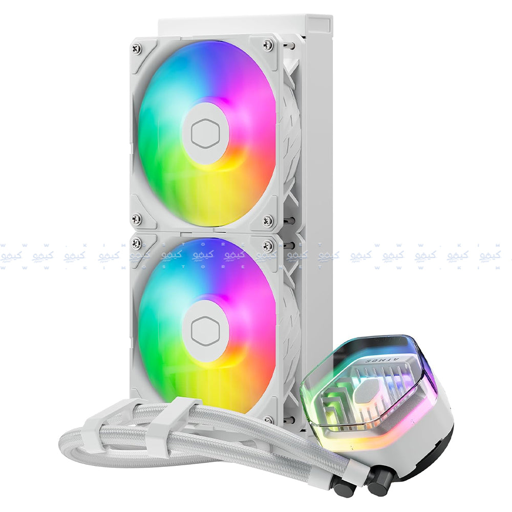 Cooler Master MasterLiquid 240 Atmos White ARGB CPU Liquid Cooler