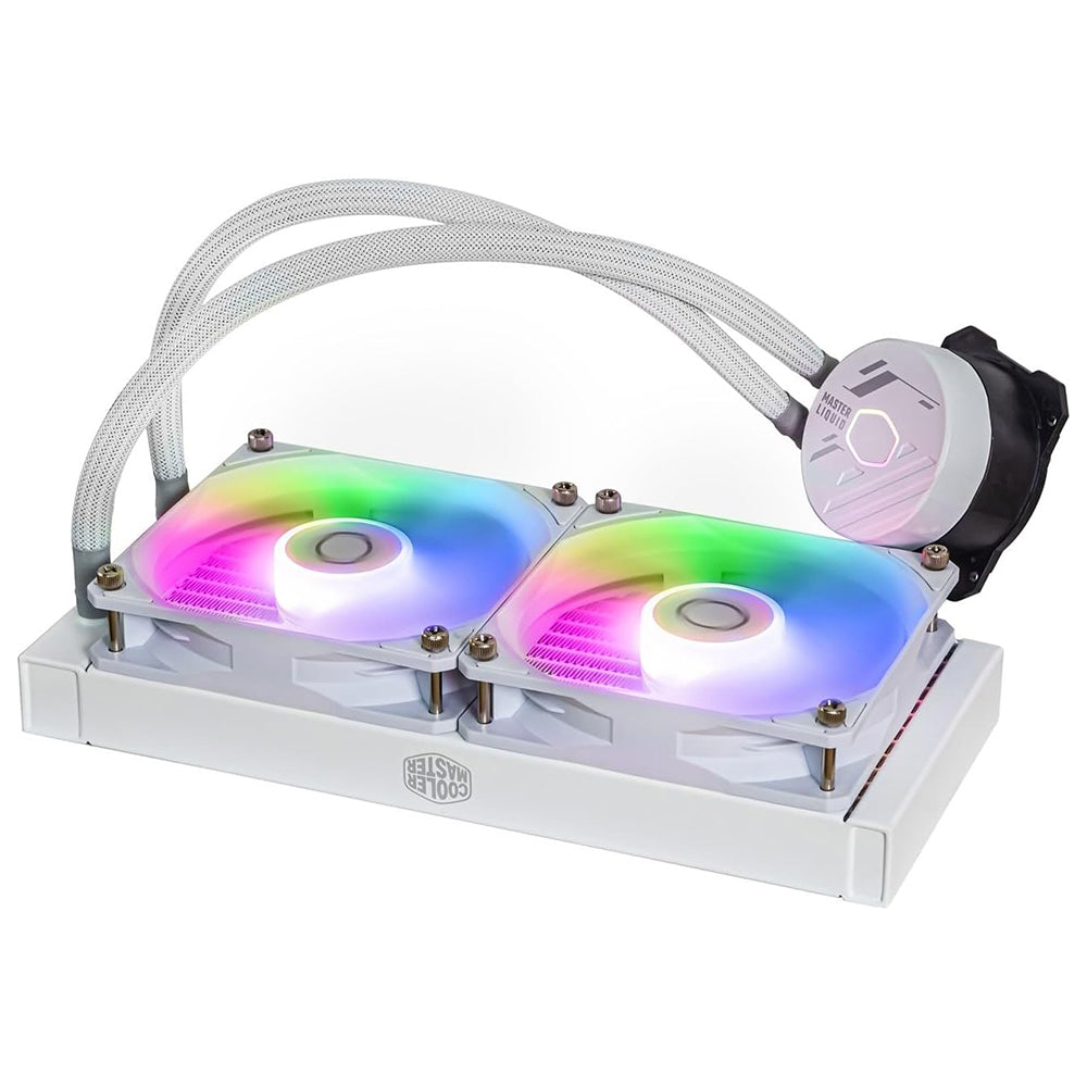 Cooler Master MasterLiquid 240 Atmos White ARGB CPU Liquid Cooler