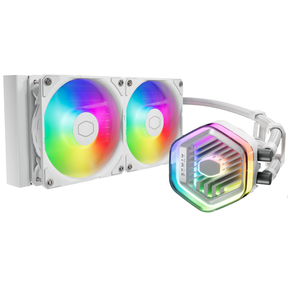 Cooler Master MasterLiquid 240 Atmos White ARGB CPU Liquid Cooler