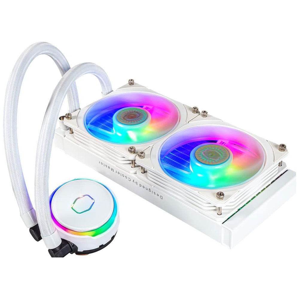 Cooler Master MasterLiquid 240 Atmos White ARGB CPU Liquid Cooler