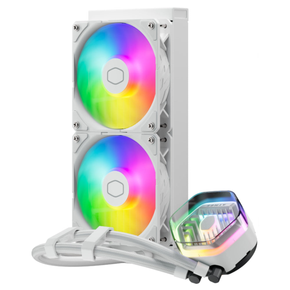 Cooler Master MasterLiquid 240 Atmos White ARGB CPU Liquid Cooler