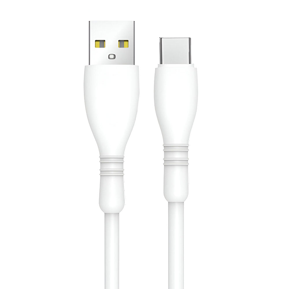 Cougar L3 USB To Type-C Cable 3.1A Fast Charging 1m - White