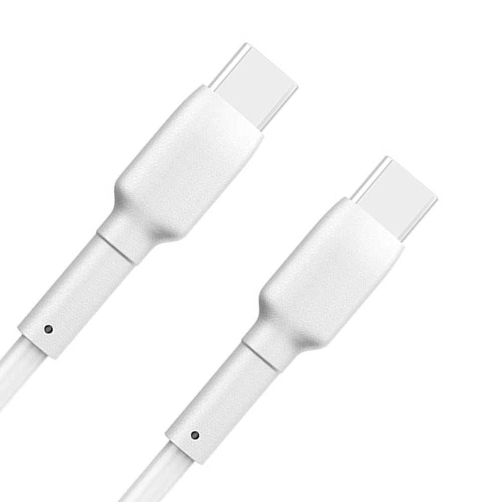 كابل شاحن موبايل كوجر تايب سي بمنفذ تايب سي 60 وات شحن سريع 1 متر L4 - أبيض