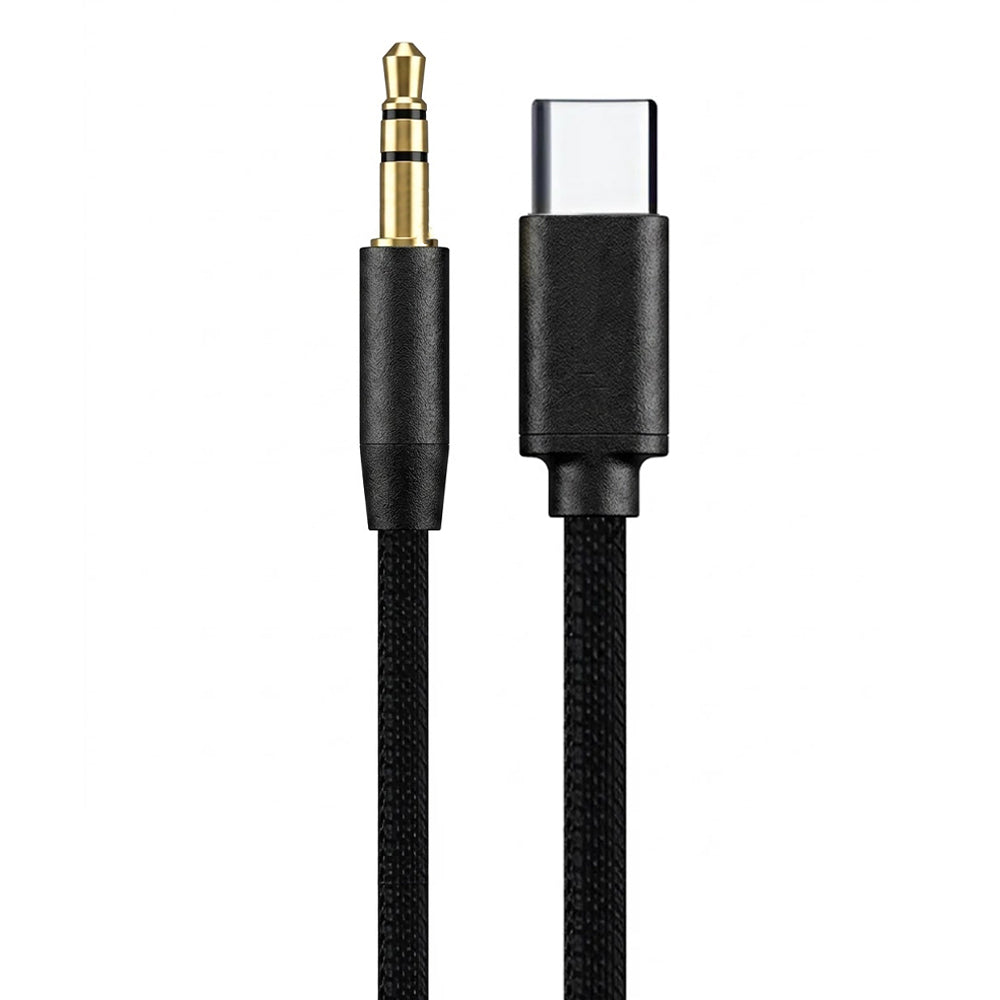 Cougar LA Type-C To 3.5mm AUX Audio Cable 1m - Black