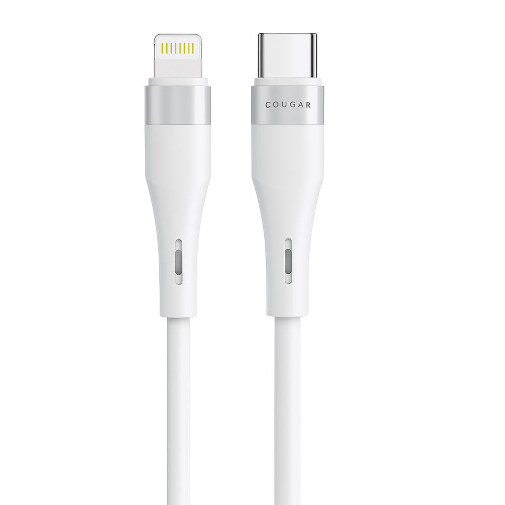 Cougar L7 Type-C To Lightning Cable 30W Fast Charging 1m - White