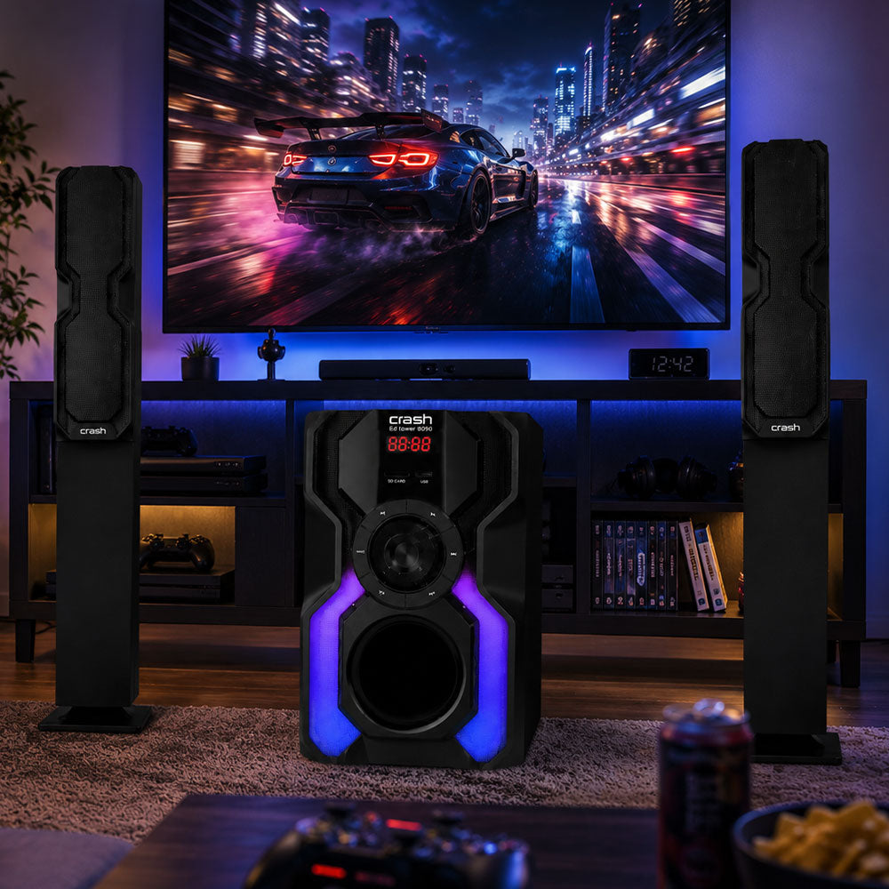 صب ووفر كراش 2.1 Ed Tower 8090