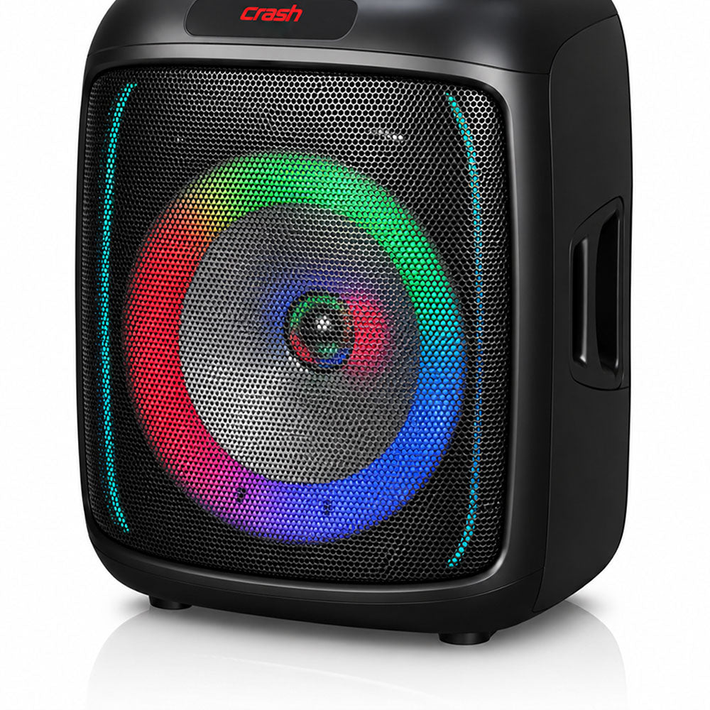 سبيكر متنقل كراش 1.0 RGB مع مايك Pro 8000