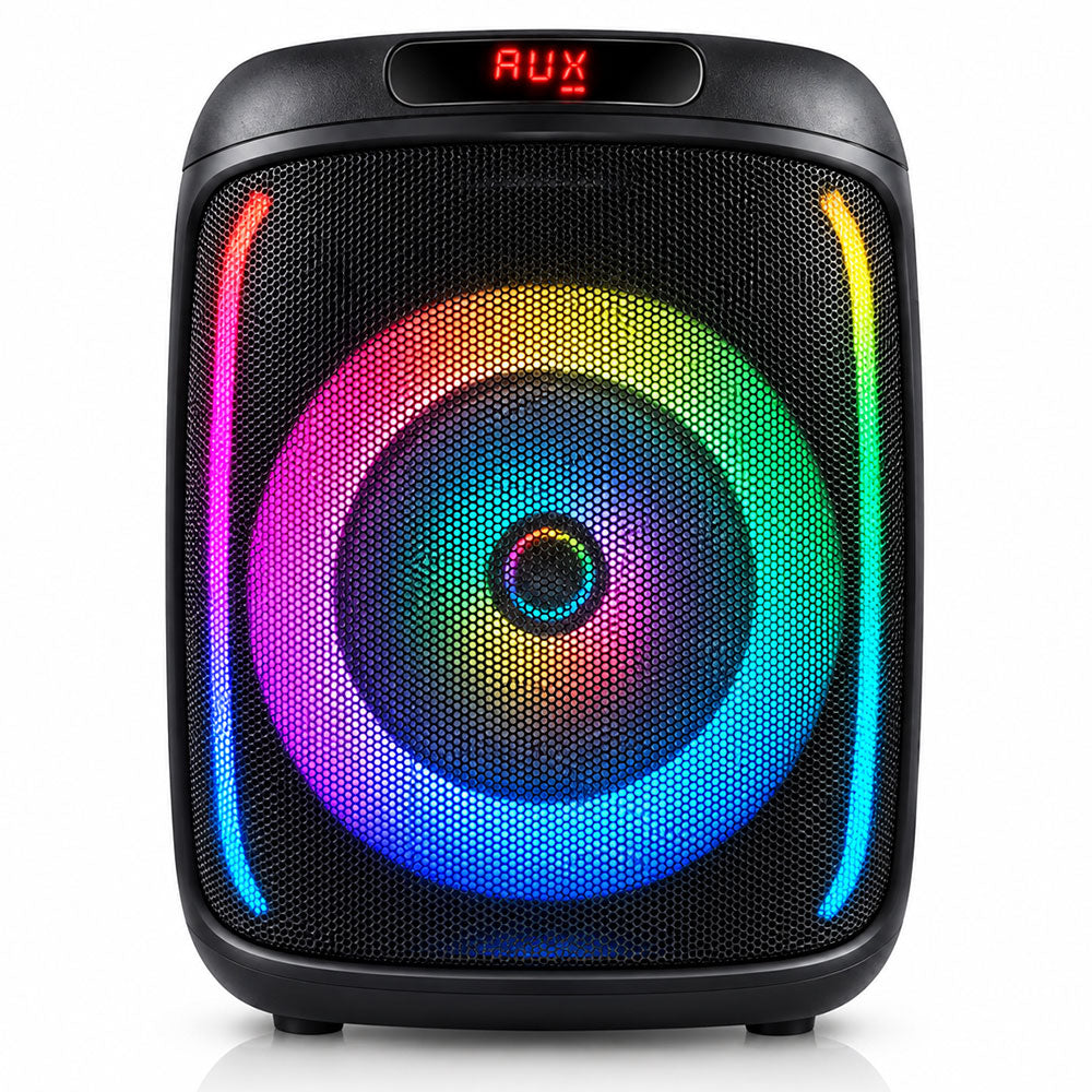 سبيكر متنقل كراش 1.0 RGB مع مايك Pro 8000
