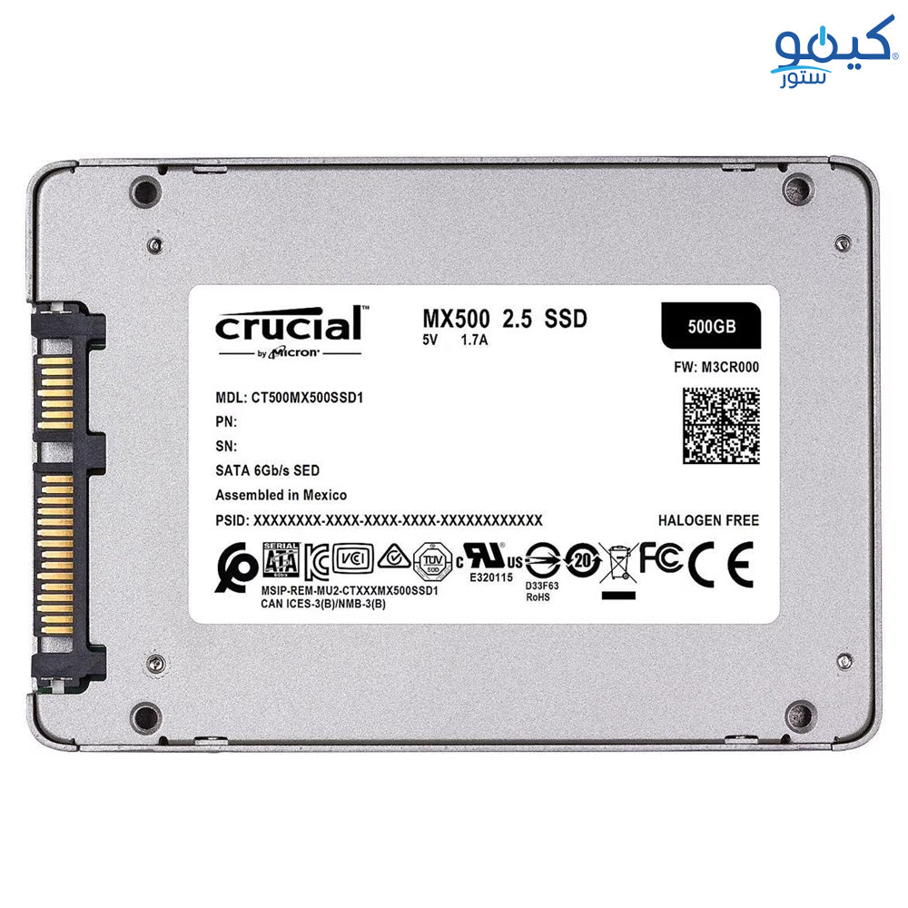 Crucial MX500 500GB SATA 2.5 Inch Internal SSD (Used) (5 Months Warranty)