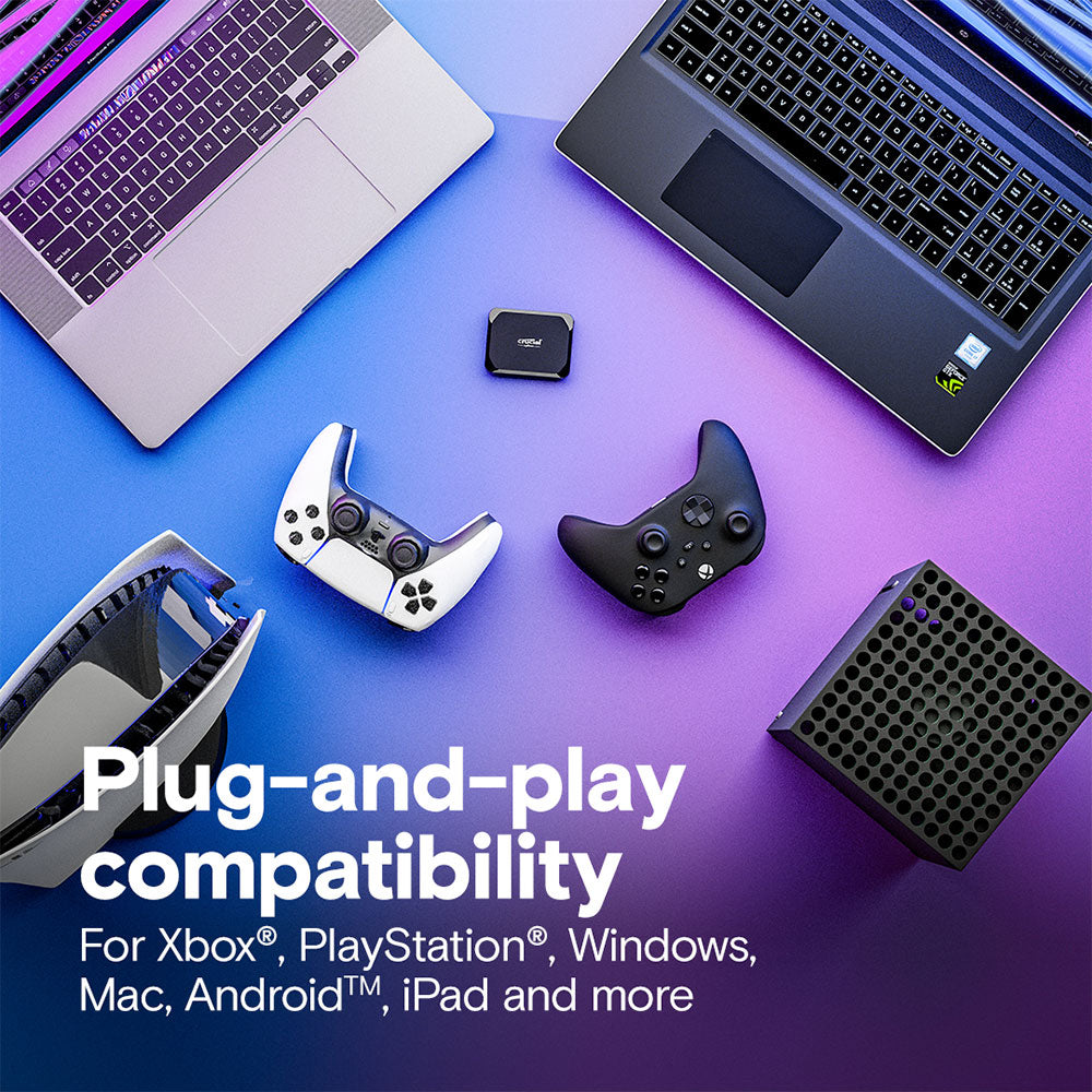 هارد درايف SSD خارجي متنقل كروشيال 1 تيرابايت X9