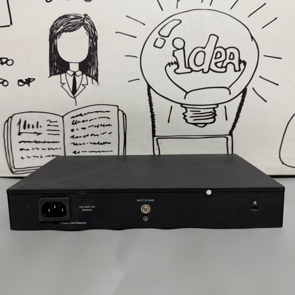 سويتش دي لينك 24 منفذ 10/100/1000 ميجابت في الثانية DGS-F1024 Unmanaged Rackmount (استعمال)