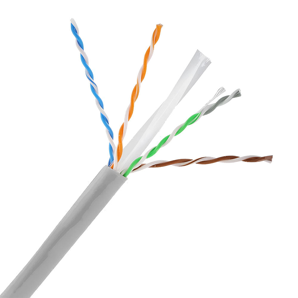 كابل نت وورك دي لينك 305 متر 23AWG Cat6 UTP - رمادي