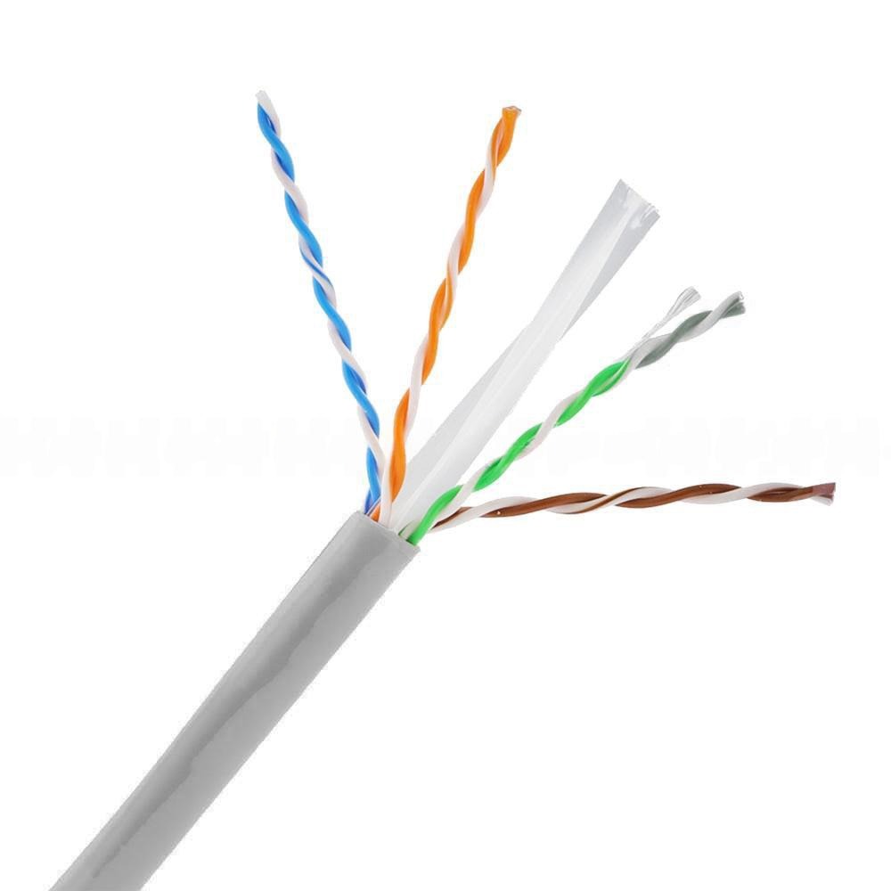 كابل نت وورك دي لينك 305 متر 23AWG Cat6 UTP - رمادي