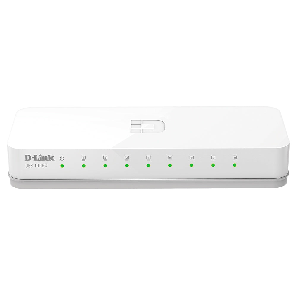 D-Link DES-1008C Desktop Switch 8 Ports 10/100Mbps