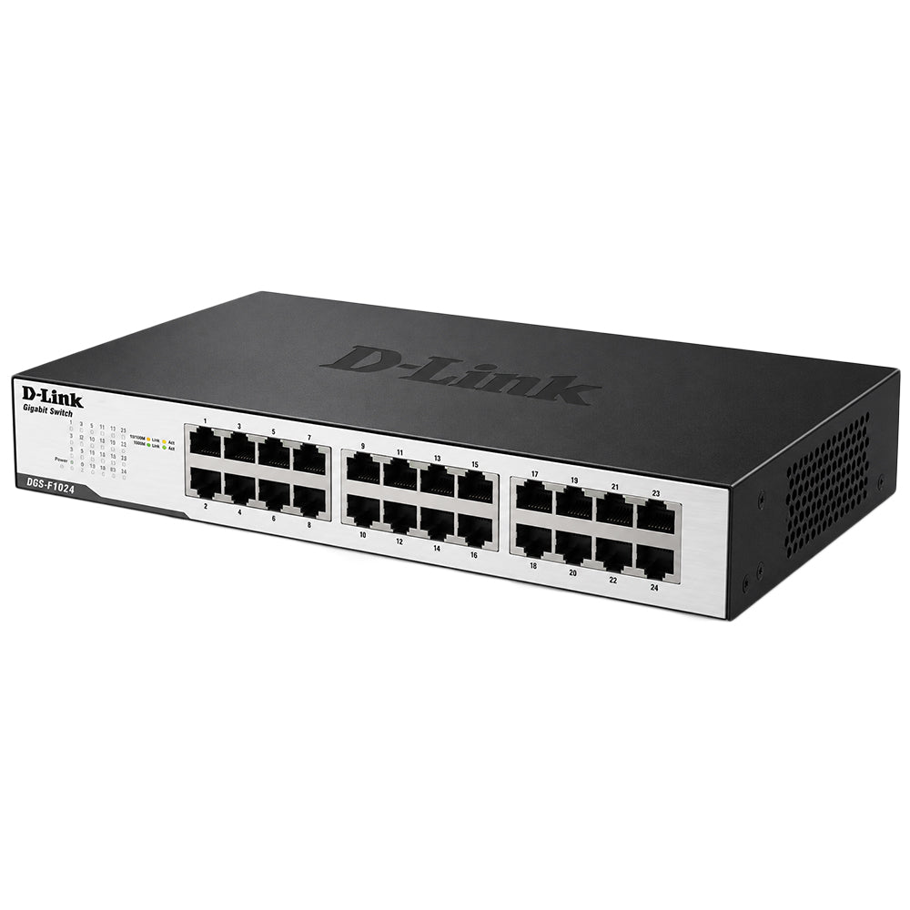 D-Link DGS-F1024 Unmanaged Rackmount Switch 24 Ports