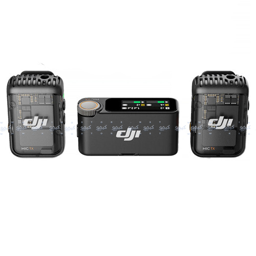DJI Mic 2 All-in-One Dual Channel Wireless Microphone System - Black