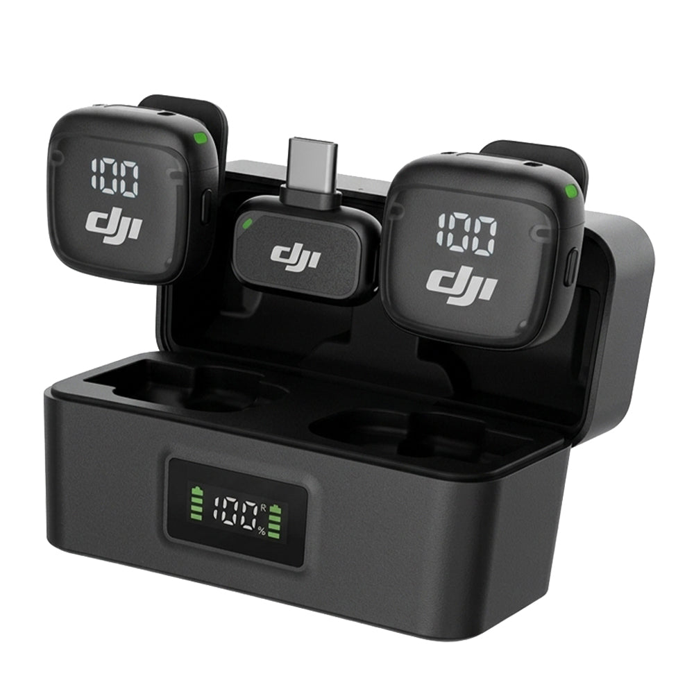 DJI Mic 3 Type-C Dual Channel Wireless Microphone System - Black (Copy)