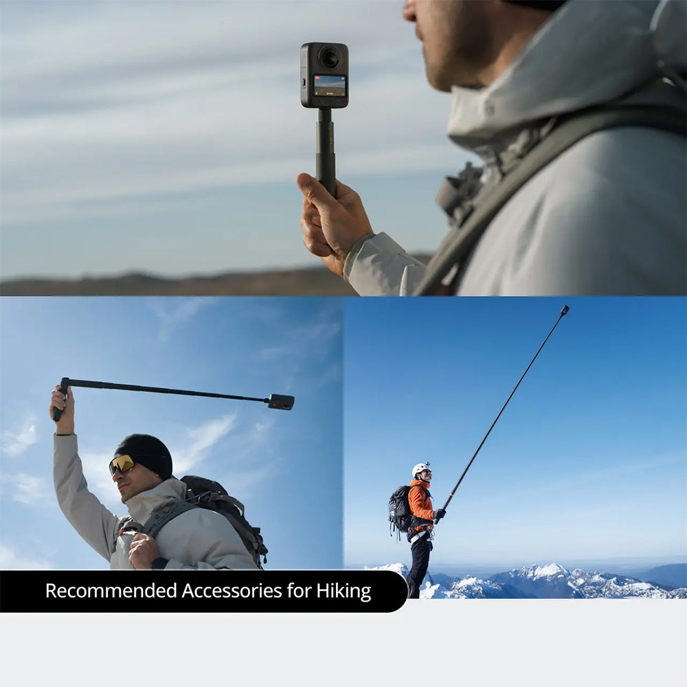 كاميرا أكشن مقاومة للماء دي جي آي كومبو OSMO 360 - أسود