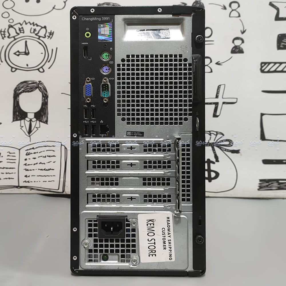 Dell ChengMing 3991 Tower PC (Intel Core i5-10500 - 16GB DDR4 - No Hard - Intel UHD Graphics) Original Used