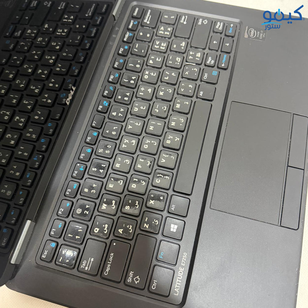 لاب توب ديل Latitude E7250 (انتل كور i7-5600U - رام 16 جيجابايت 512GB SSD - DDR3 - انتل HD جرافيكس - 12.5 بوصة HD - كاميرا ) استعمال خارج