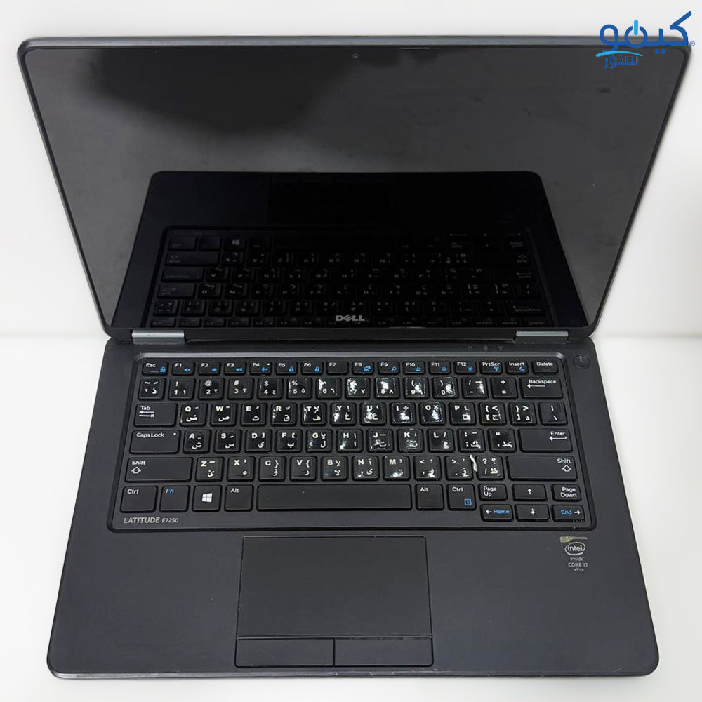 لاب توب ديل Latitude E7250 (انتل كور i7-5600U - رام 16 جيجابايت 512GB SSD - DDR3 - انتل HD جرافيكس - 12.5 بوصة HD - كاميرا ) استعمال خارج