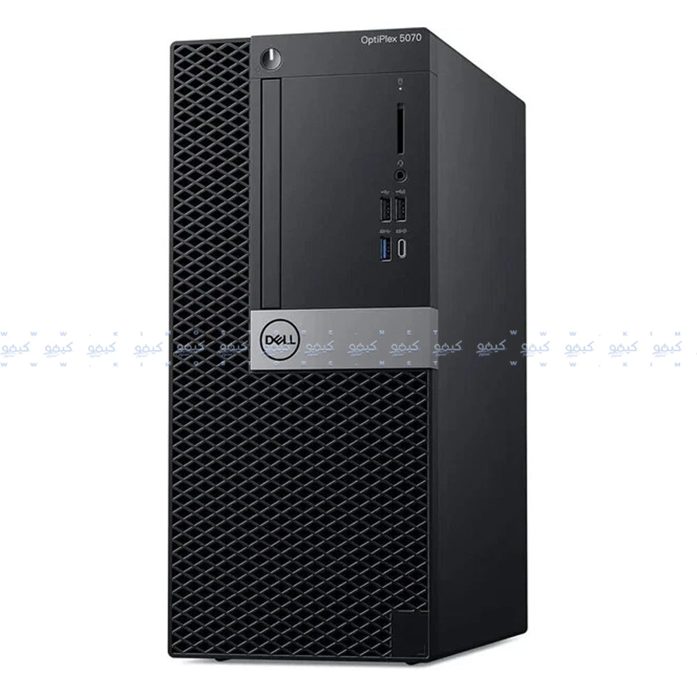 كمبيوتر تاور ديل OptiPlex 5070 (انتل كور i3-9100 - رام 8 جيجابايت DDR4 - بدون هارد - انتل UHD جرافيكس - DVD RW) استعمال خارج