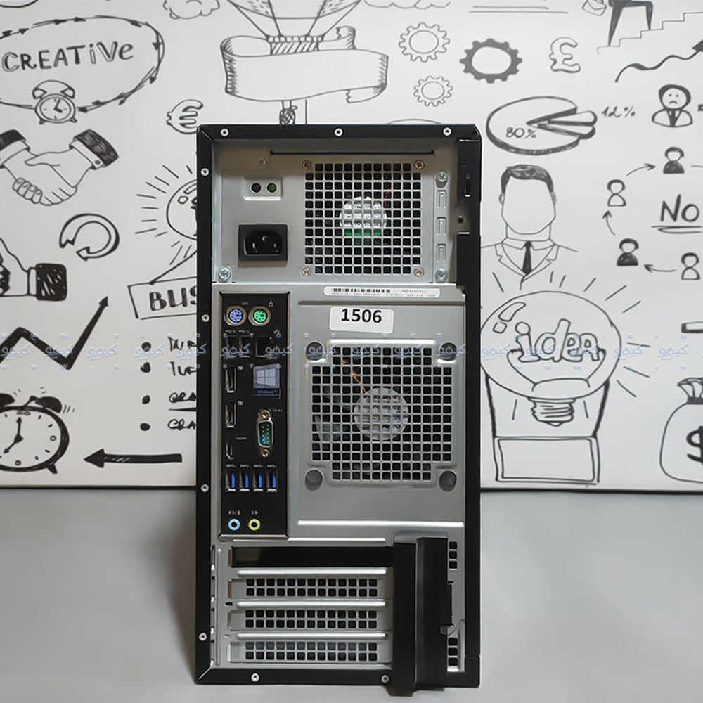 كمبيوتر تاور ديل Precision 3620 (انتل كور i5-6500 - رام 8 جيجابايت DDR4 - بدون هارد - انتل HD جرافيكس - DVD RW) استعمال خارج