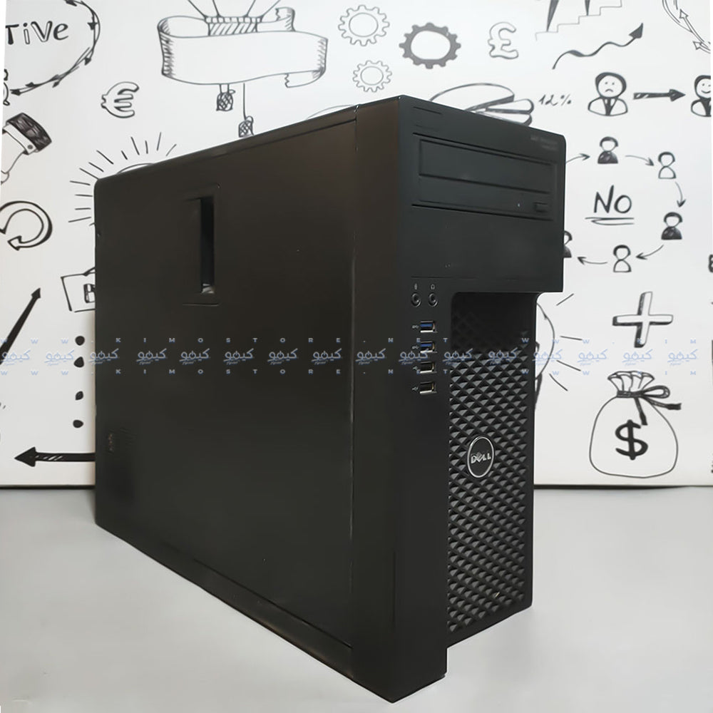 كمبيوتر تاور ديل Precision 3620 (انتل كور i5-6500 - رام 8 جيجابايت DDR4 - بدون هارد - انتل HD جرافيكس - DVD RW) استعمال خارج